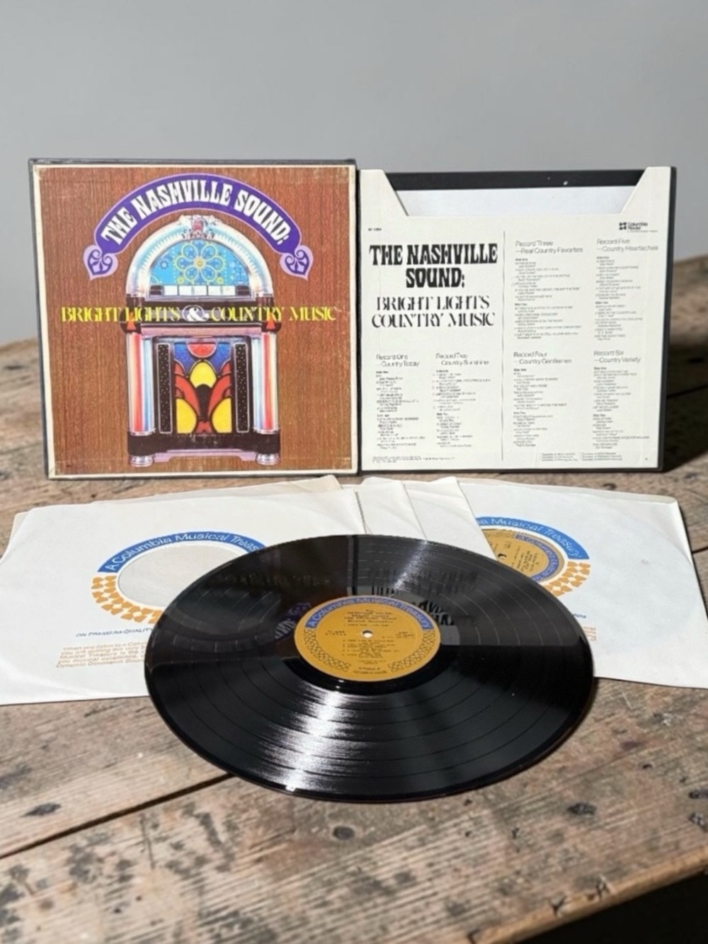 COLUMBIA HOUSE “The Nashville Sound: Bright Lights Country inMusic” (6 Records)